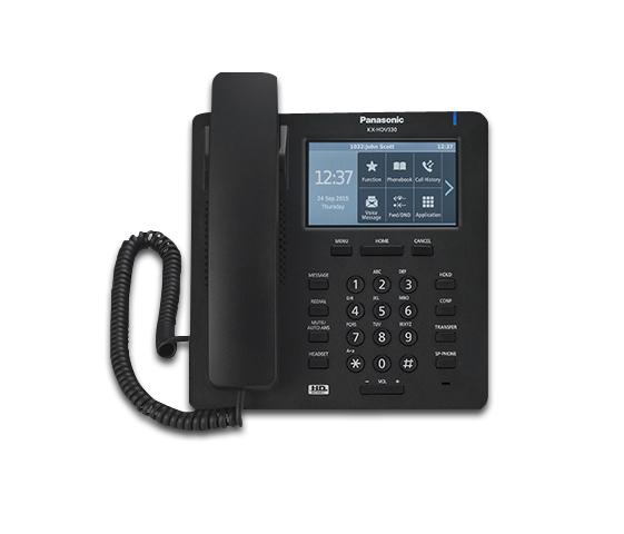 Проводной SIP-телефон Panasonic KX-HDV330RUB